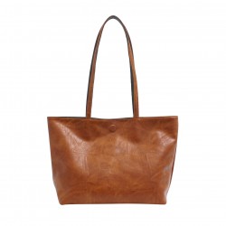 Brooke 2-in-1 Reversible Tote - Camel / Thyme 