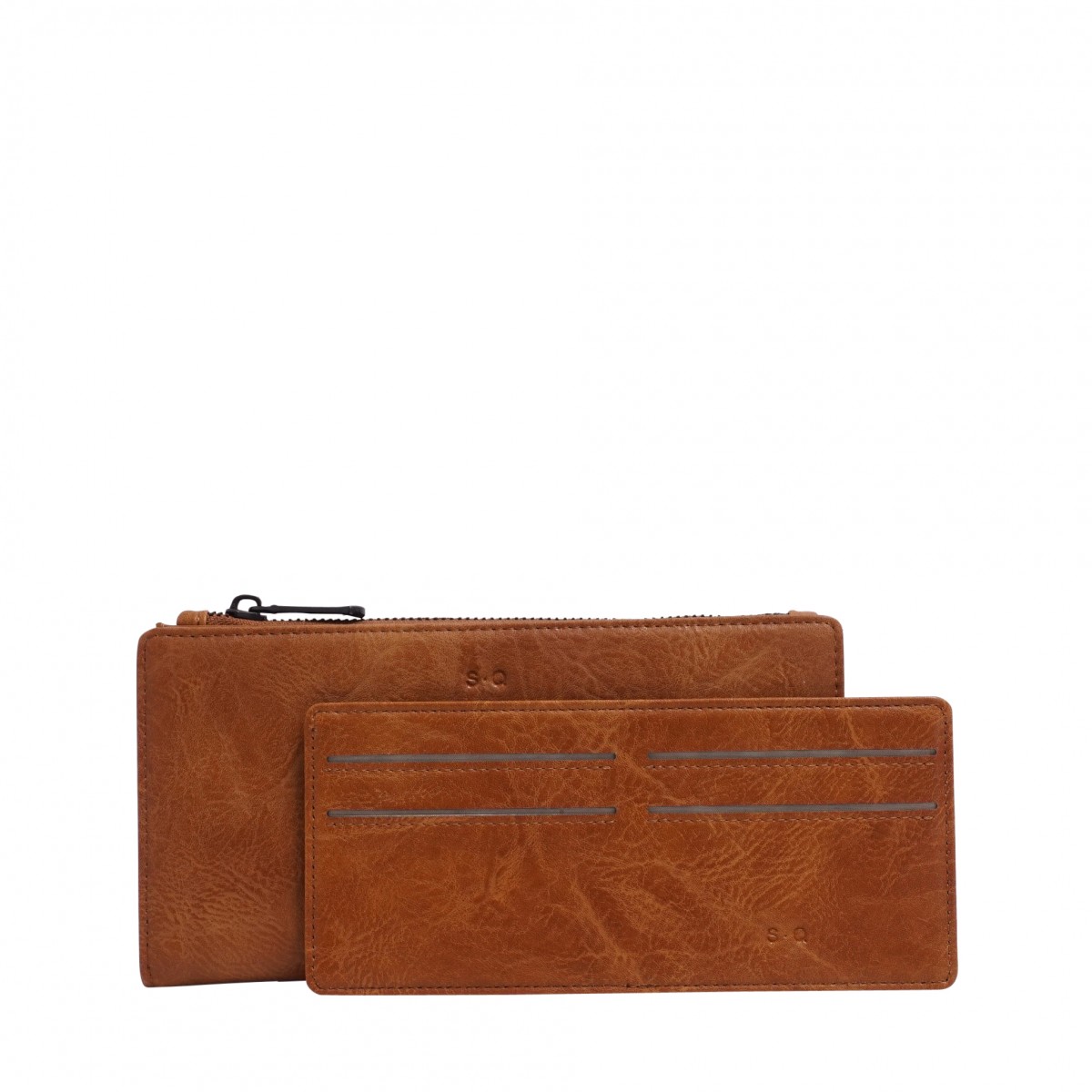 Scottie 2-in-1 Wallet - Dark Sand 