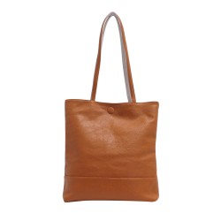 Amia 2-in-1 Reversible Tote - Cognac / Light Grey 